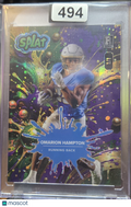 2025 2023 Wild Card Splat Omarion Hampton #SBTRI09-OH Holo Wave 1/1
