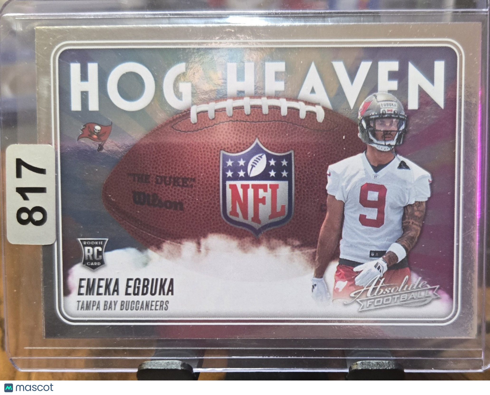 2023 Panini Absolute Football Hog Heaven Emeka Egbuka RC