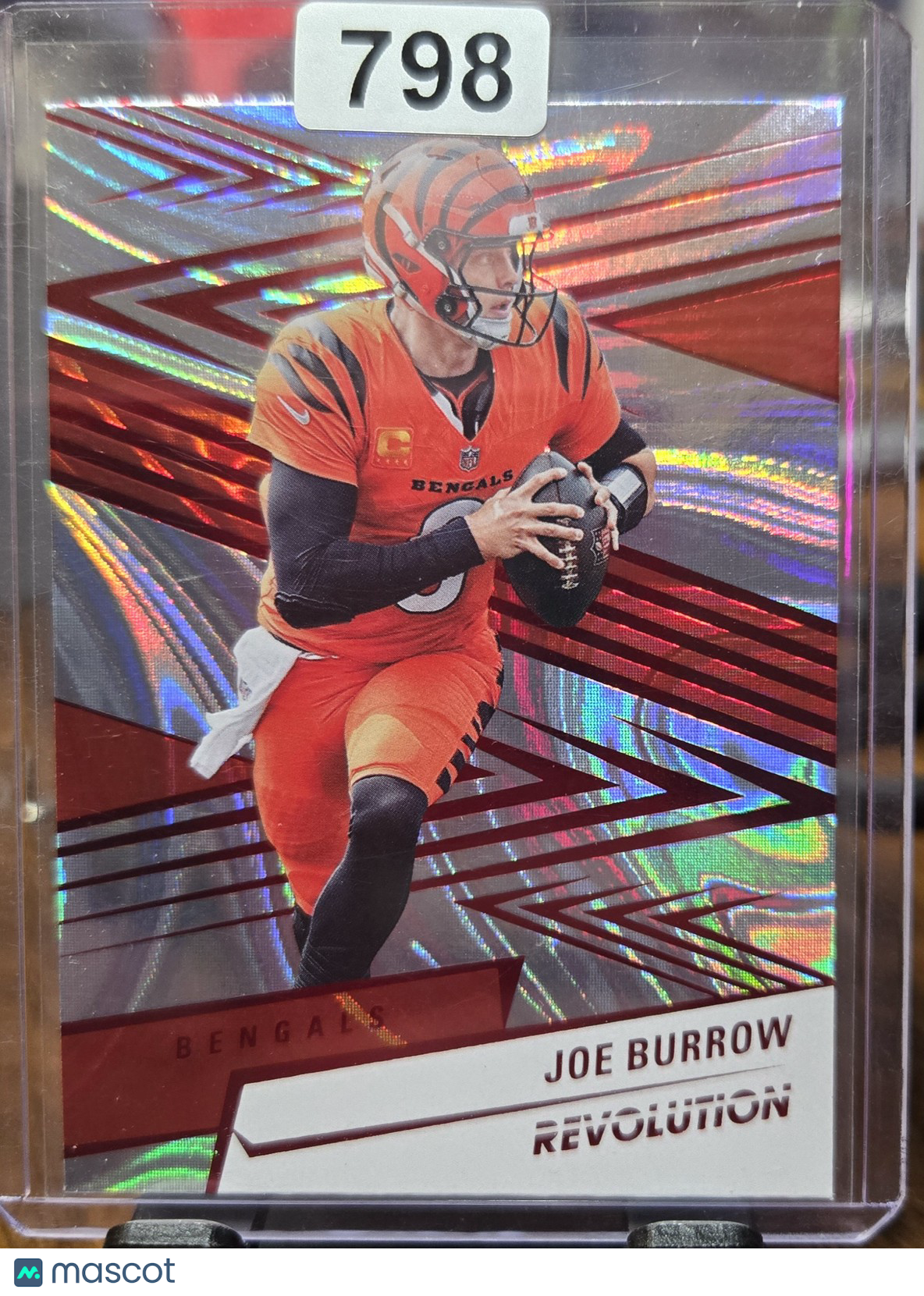 2025 Panini Revolution Joe Burrow #9 Holofoil Swirl