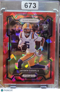 2024 Prizm Draft Picks Jayden Daniels #108 Red RC
