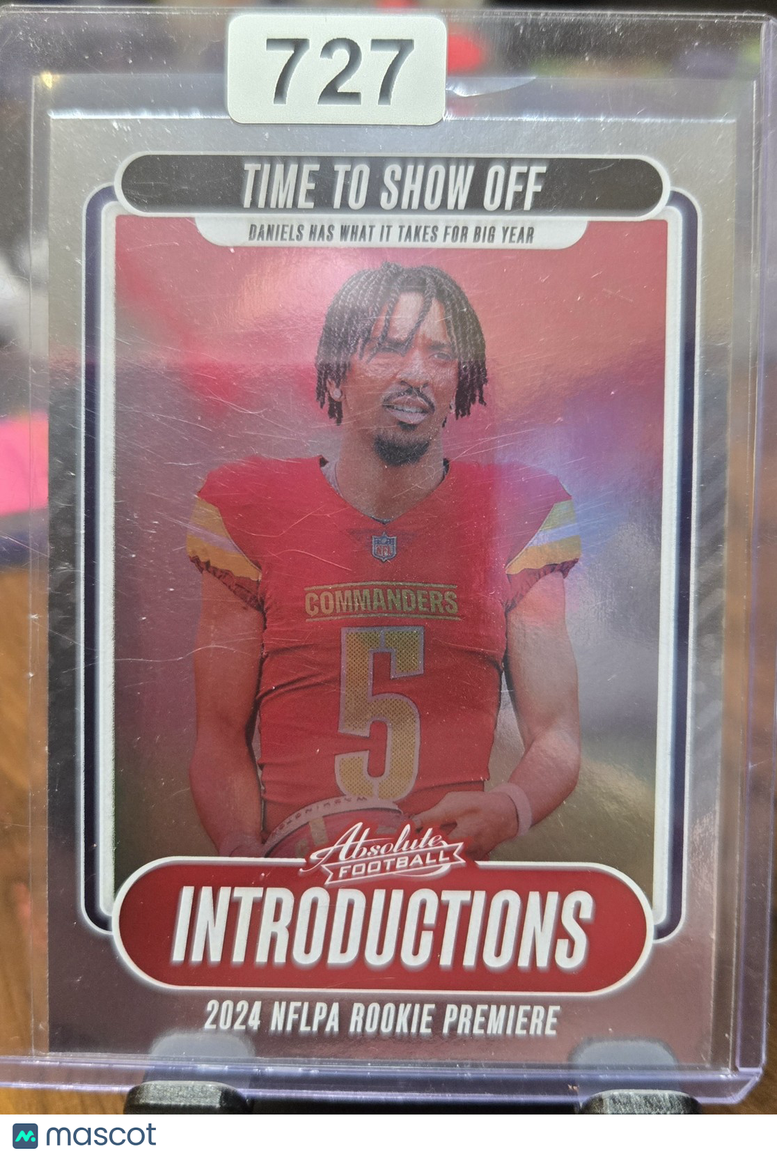 2024 Panini Absolute Football Jayden Daniels #I-JDS NFLPA Rookie Premiere