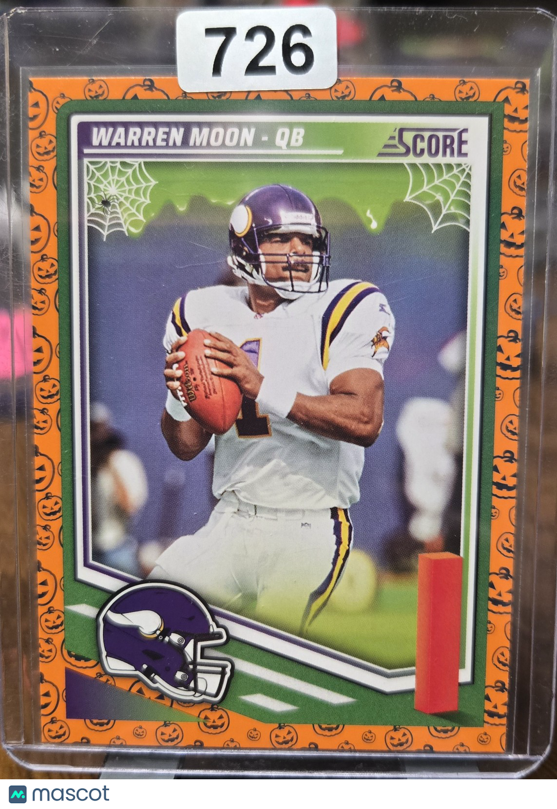 2025 Score Warren Moon #178 Orange Pumpkin