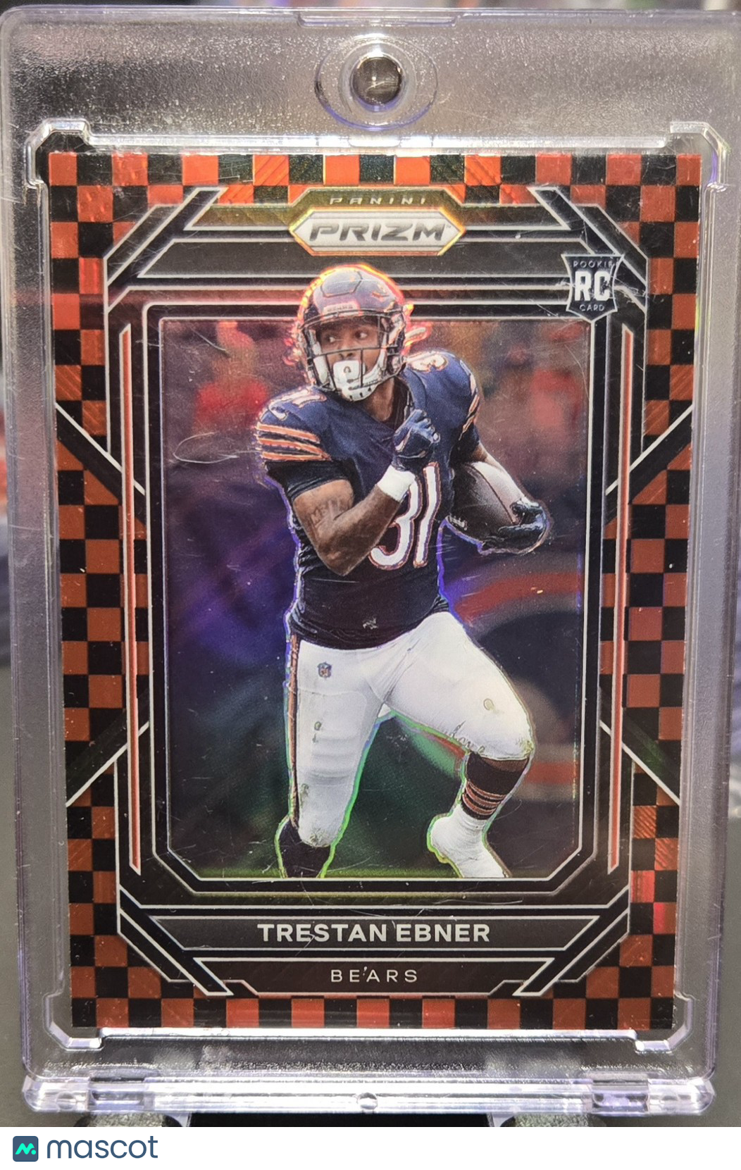 2022 Panini Prizm Trestan Ebner #351 Red and Black Checkered Parallel/Variety