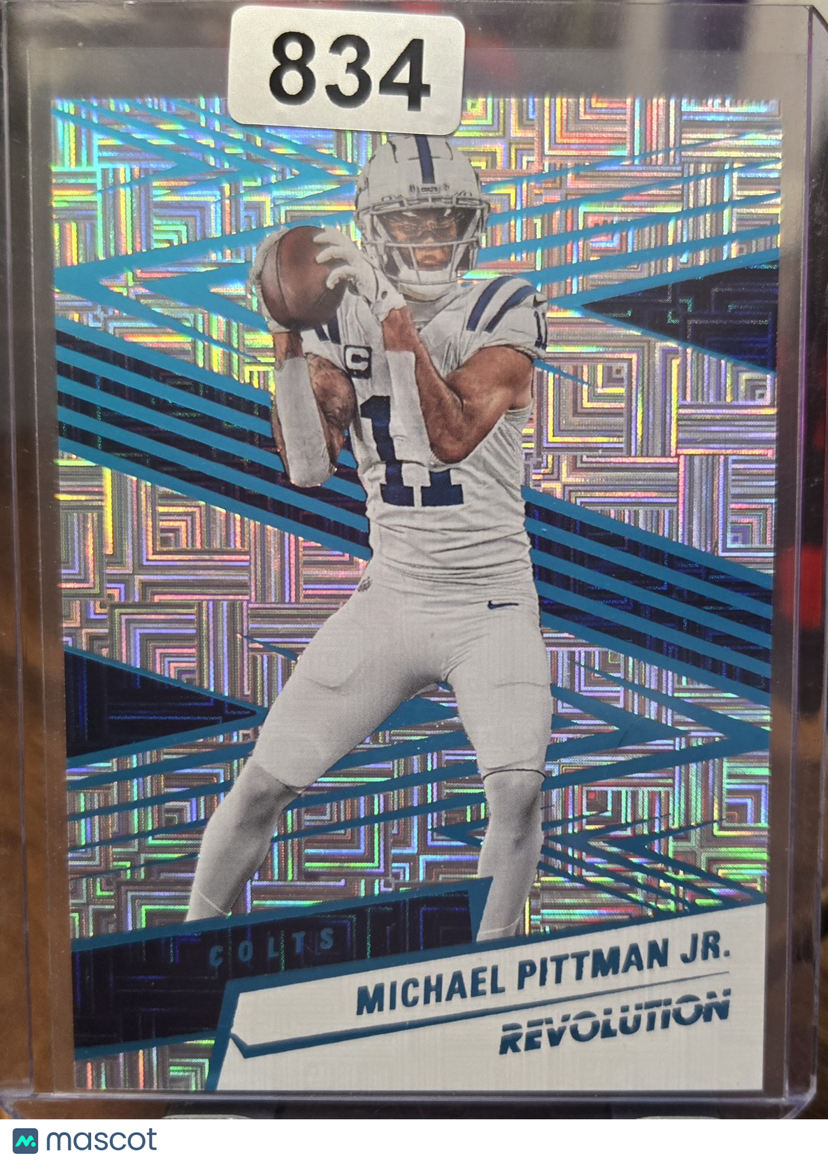 2025 Panini Revolution Michael Pittman Jr. #121 Levels Teal