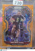 2020 Panini Prizm Eno Benjamin #324 Orange No Huddle