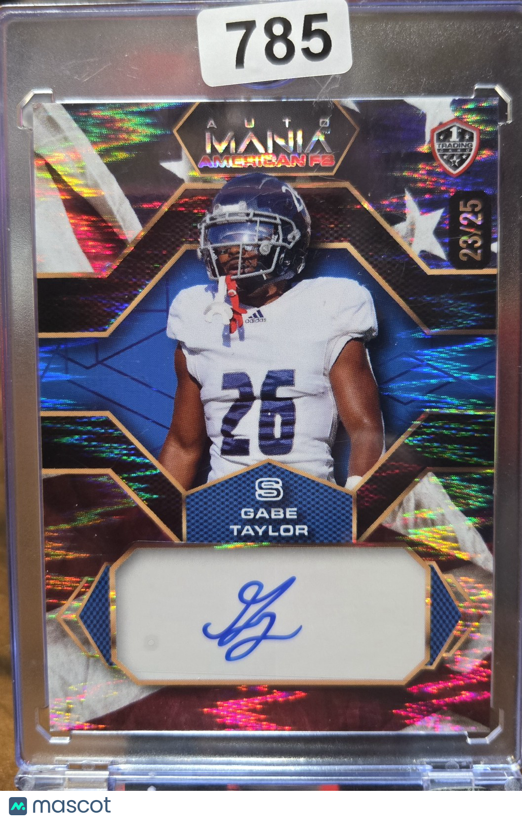 2024 Wild Card Auto Mania Gabe Taylor #AMAH-GT Holo Foil Autograph 23/25