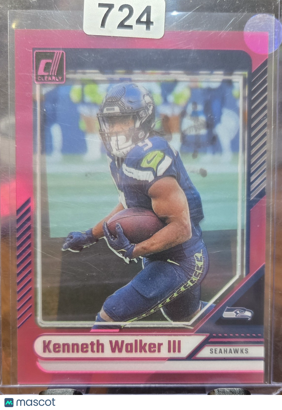 2024 Donruss Clearly Kenneth Walker III #47 Pink