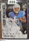 2025 Panini Donruss White Hot Rookies Omarion Hampton #WHR-OMH RC