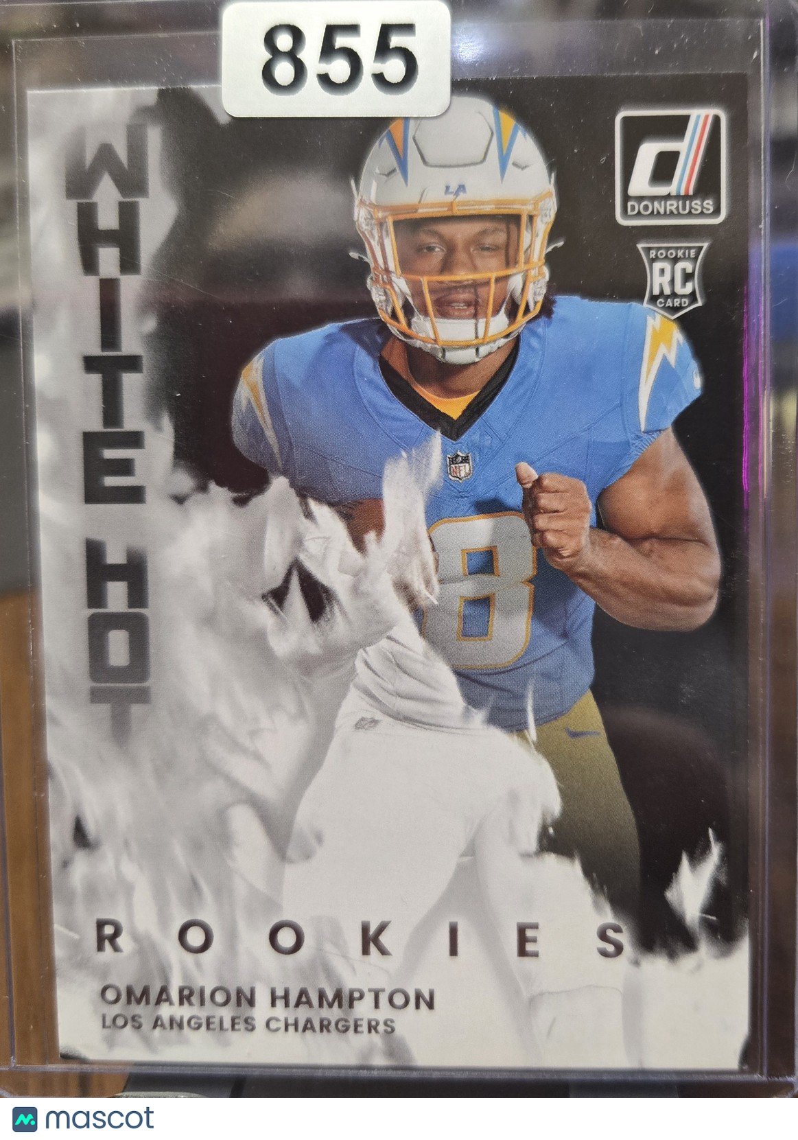 2025 Panini Donruss White Hot Rookies Omarion Hampton #WHR-OMH RC