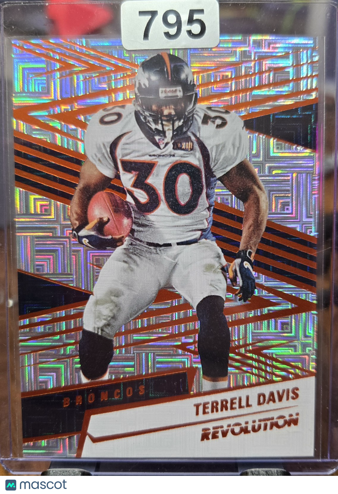 2025 Revolution Terrell Davis #190 Levels Orange 168/299