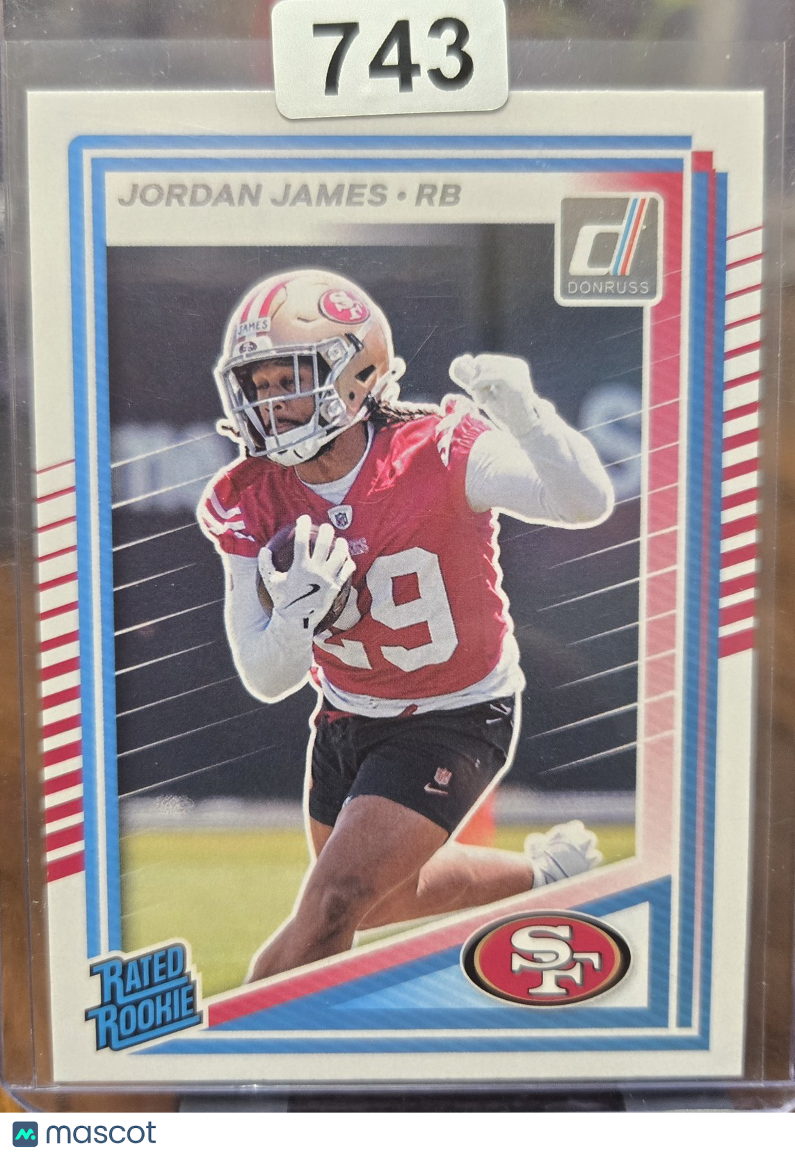 2025 Donruss Rated Rookie Jordan James #374