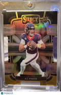 2023 Panini Select C.J. Stroud #41 Black and Gold die Cut RC