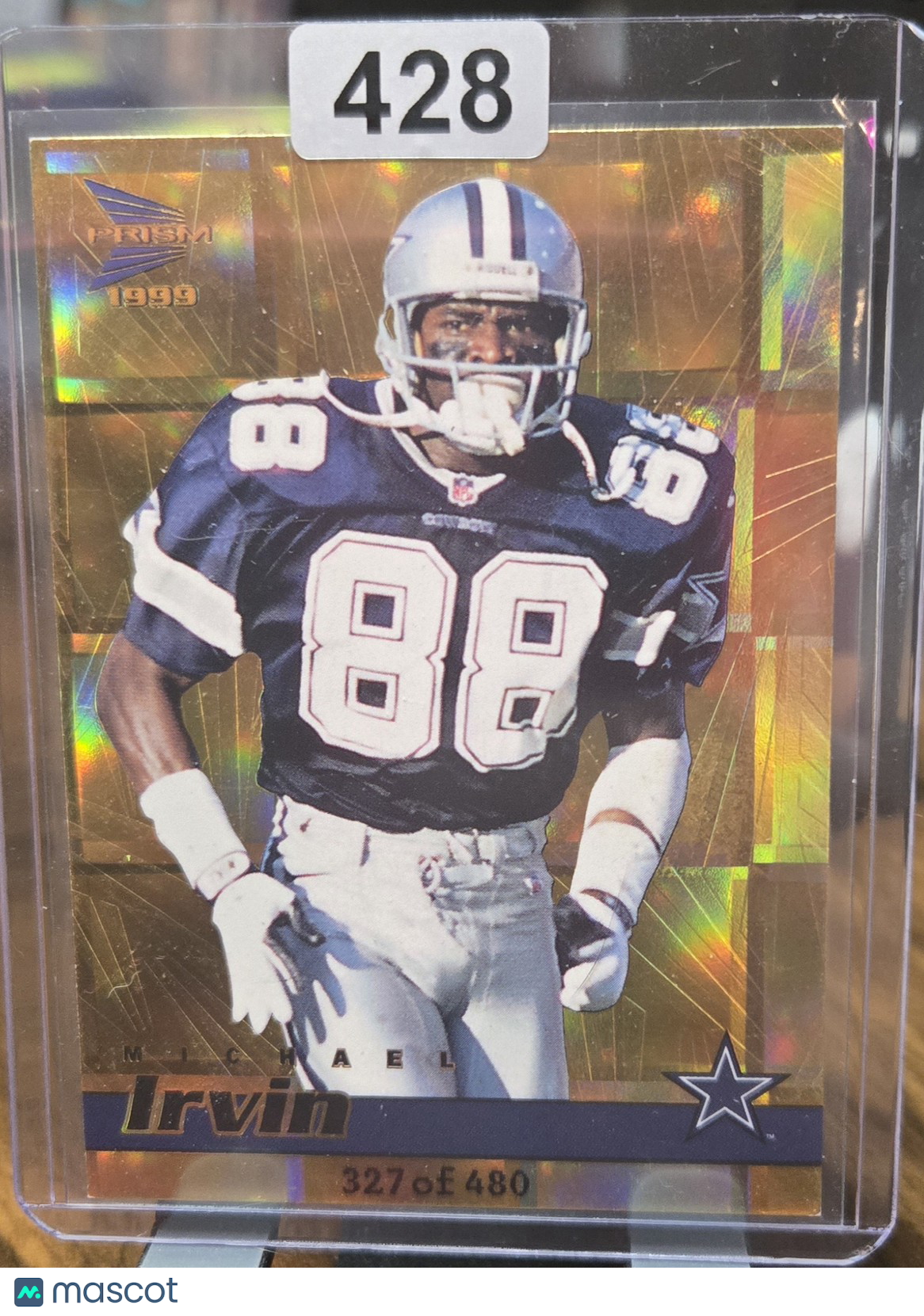 1999 Pacific Prism Michael Irvin #40 Gold 327/480