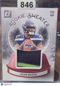 2025 Donruss Rookie Sweater Jalen Milroe #SWE-KME RC Sweater Patch
